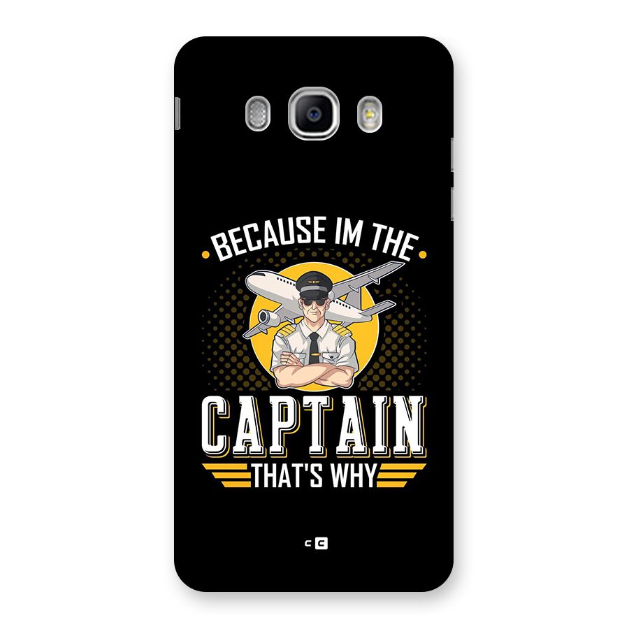 I M Captain Back Case for Galaxy J5 2016