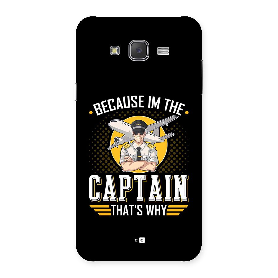 I M Captain Back Case for Galaxy J7