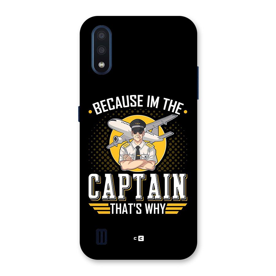 I M Captain Back Case for Galaxy M01
