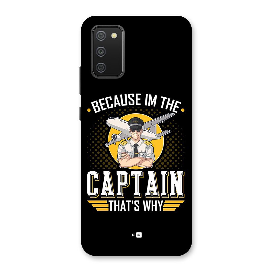I M Captain Back Case for Galaxy M02s