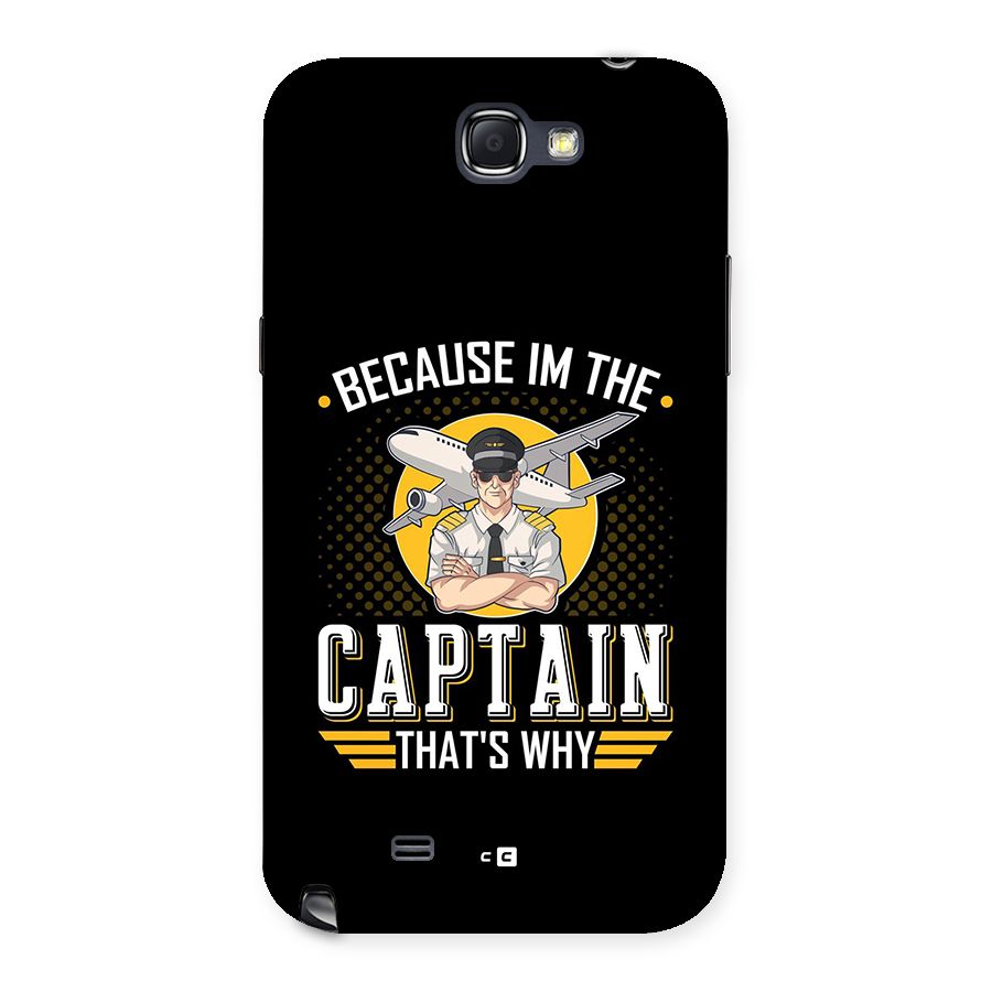 I M Captain Back Case for Galaxy Note 2