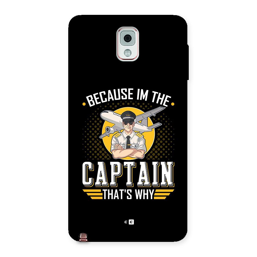 I M Captain Back Case for Galaxy Note 3