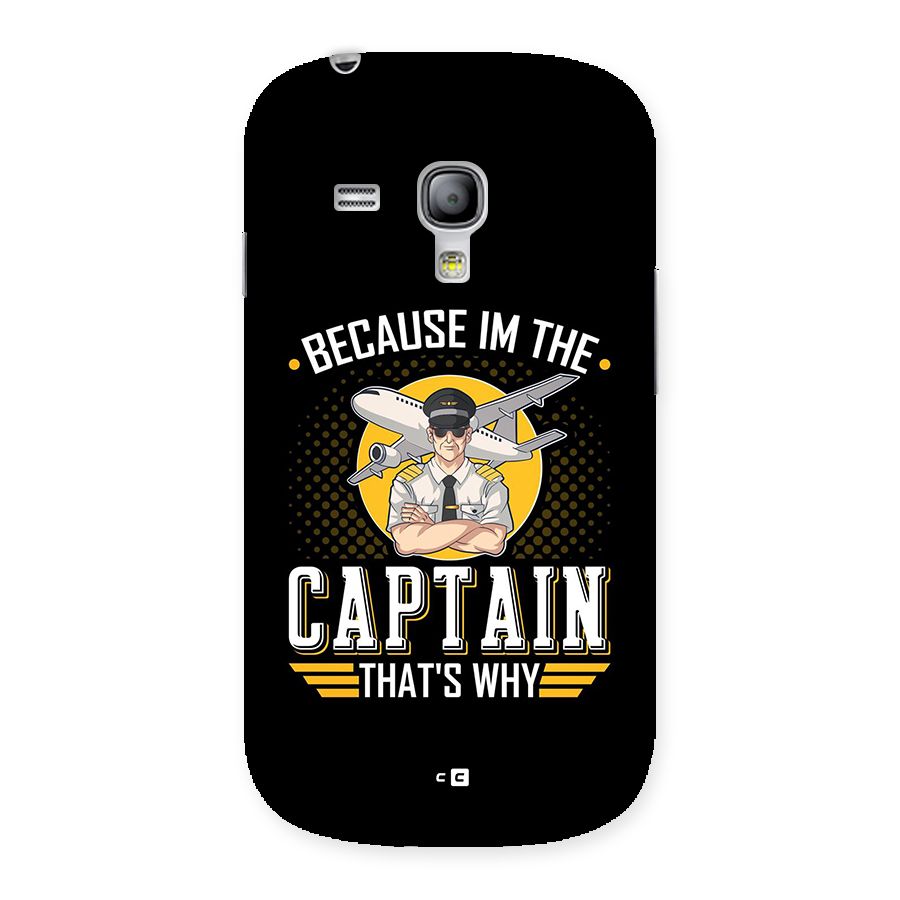 I M Captain Back Case for Galaxy S3 Mini