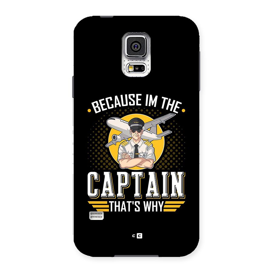 I M Captain Back Case for Galaxy S5