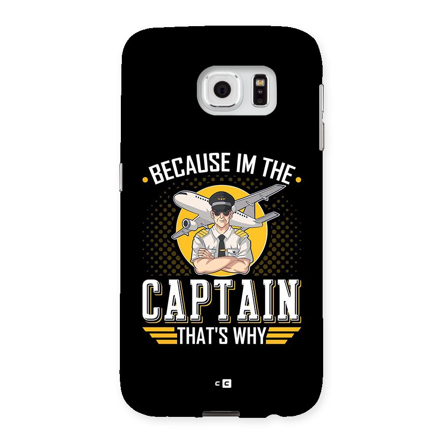 I M Captain Back Case for Galaxy S6