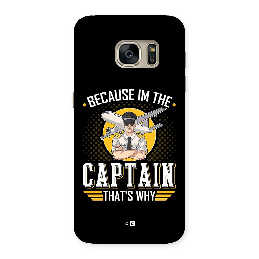 I M Captain Back Case for Galaxy S7
