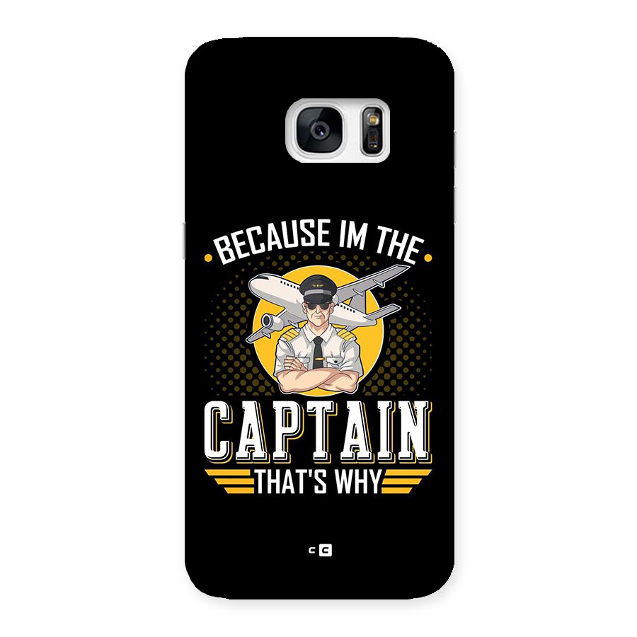 I M Captain Back Case for Galaxy S7 Edge