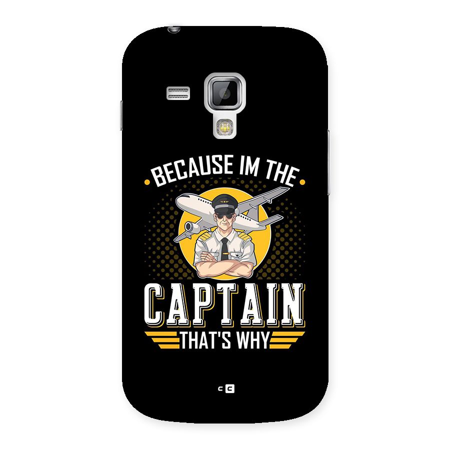 I M Captain Back Case for Galaxy S Duos