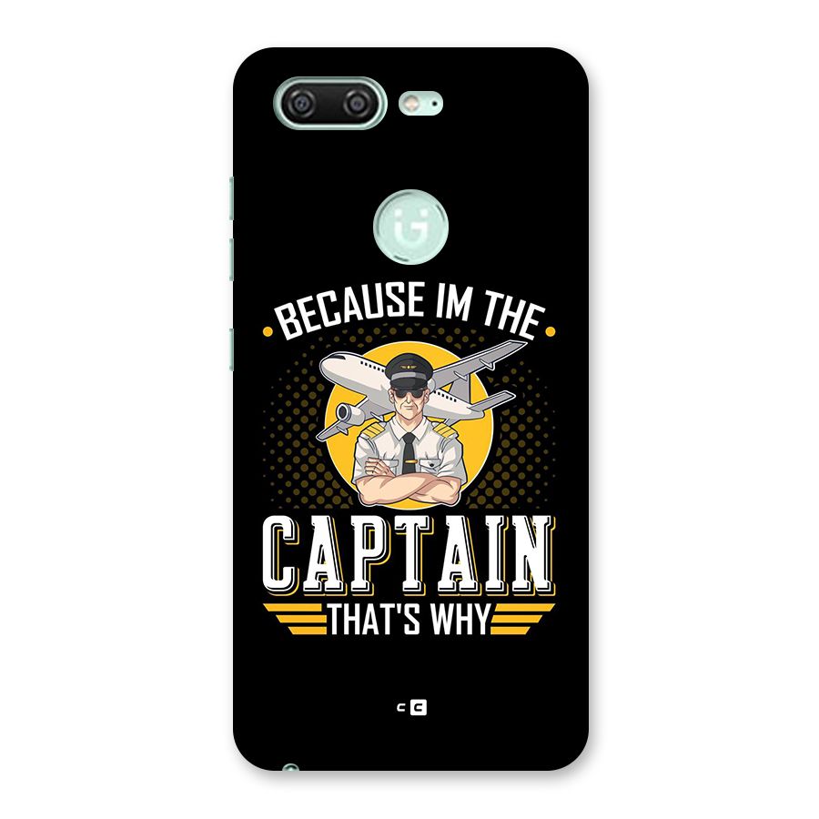I M Captain Back Case for Gionee S10