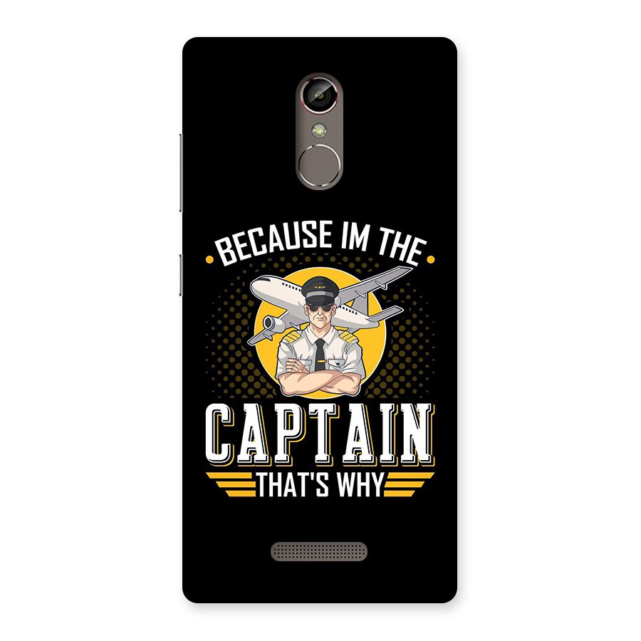 I M Captain Back Case for Gionee S6s