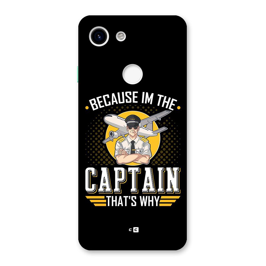 I M Captain Back Case for Google Pixel 3