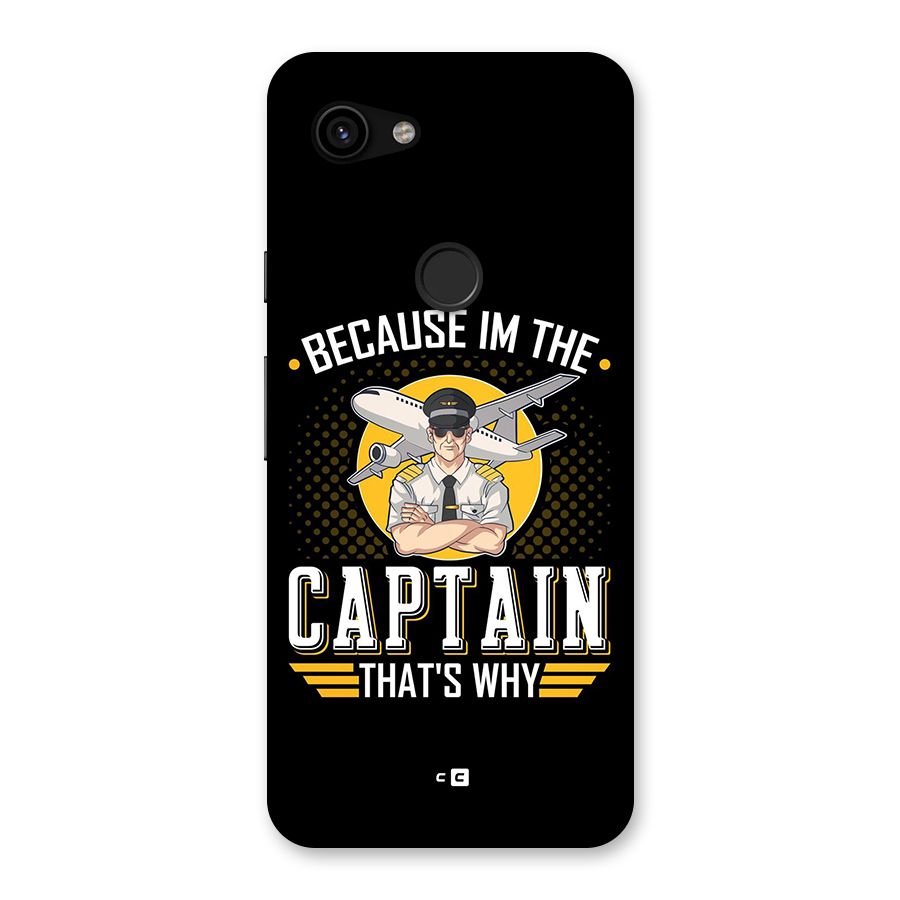 I M Captain Back Case for Google Pixel 3a