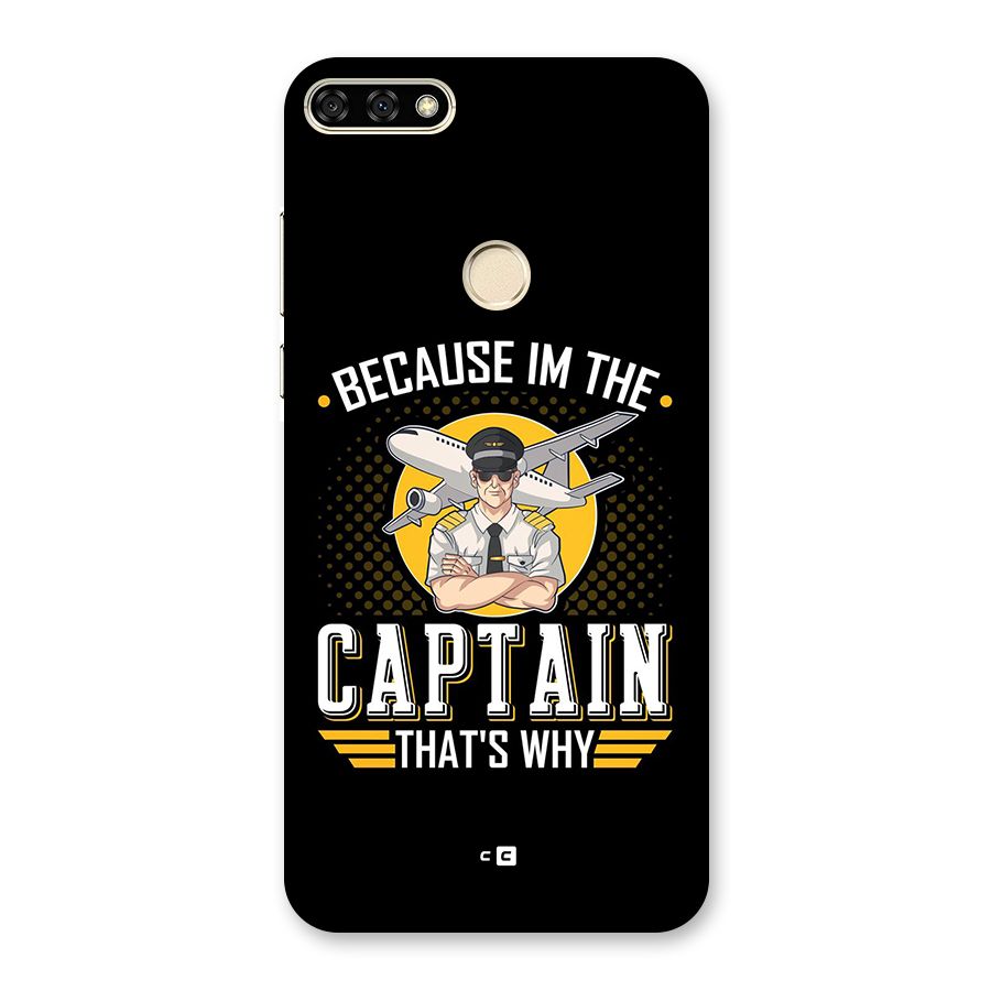I M Captain Back Case for Honor 7A