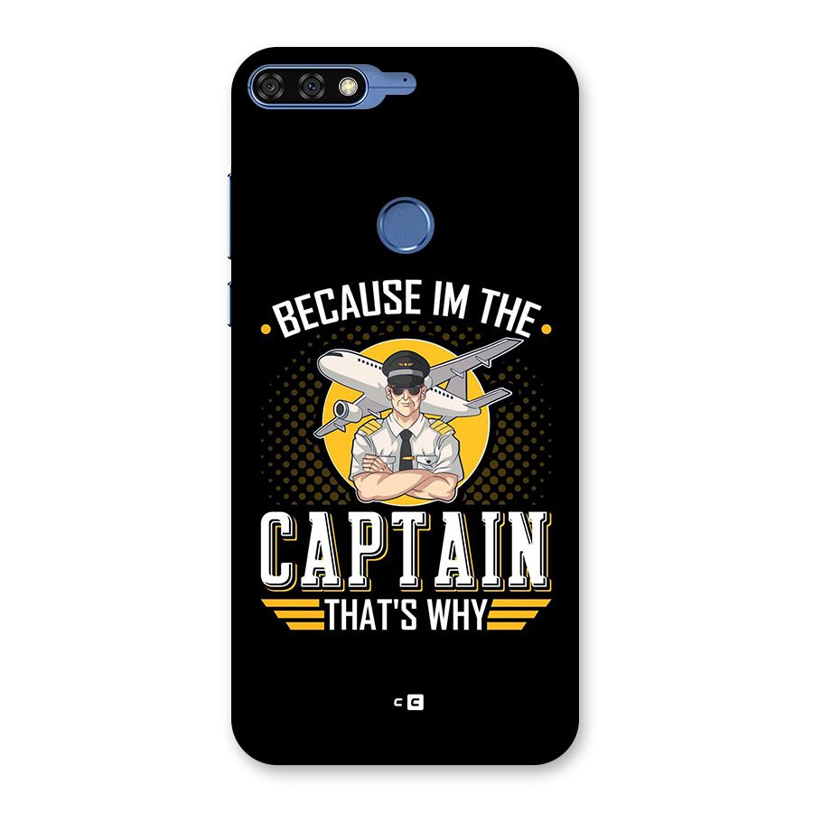 I M Captain Back Case for Honor 7C