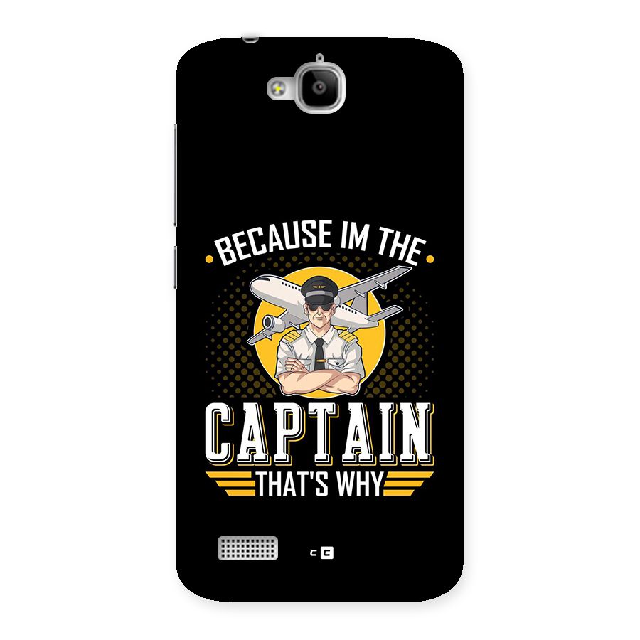 I M Captain Back Case for Honor Holly