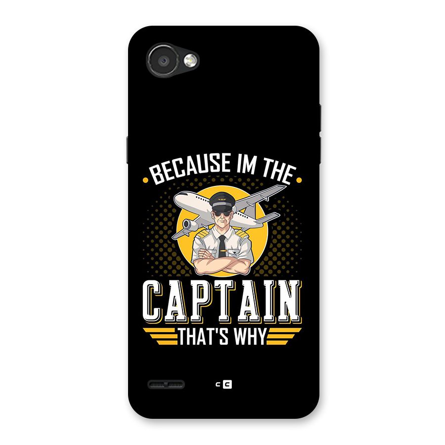 I M Captain Back Case for LG Q6