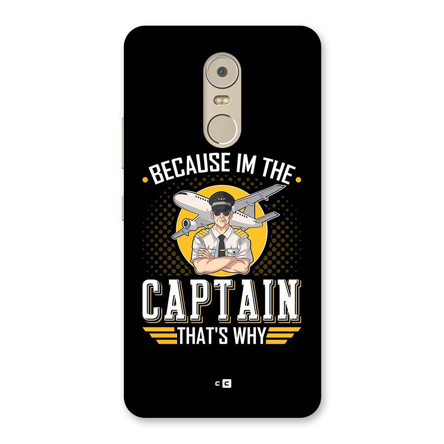 I M Captain Back Case for Lenovo K6 Note