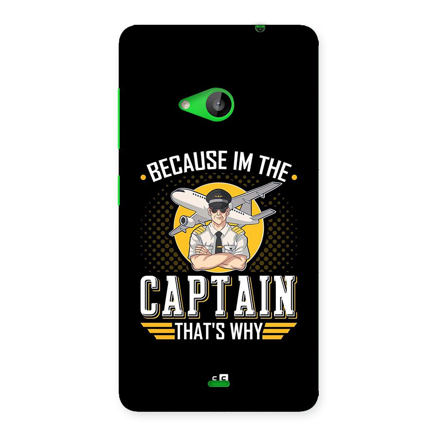 I M Captain Back Case for Lumia 535