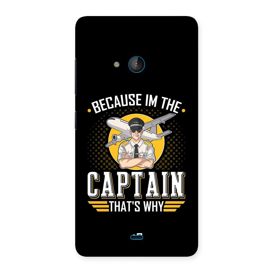 I M Captain Back Case for Lumia 540