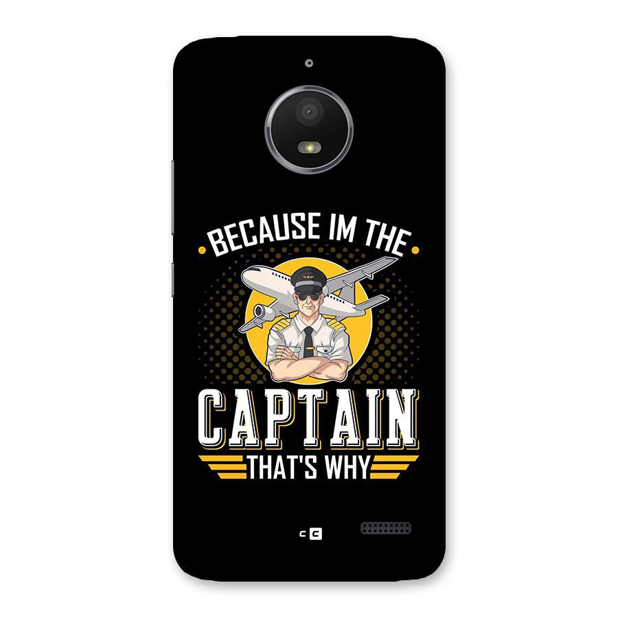 I M Captain Back Case for Moto E4