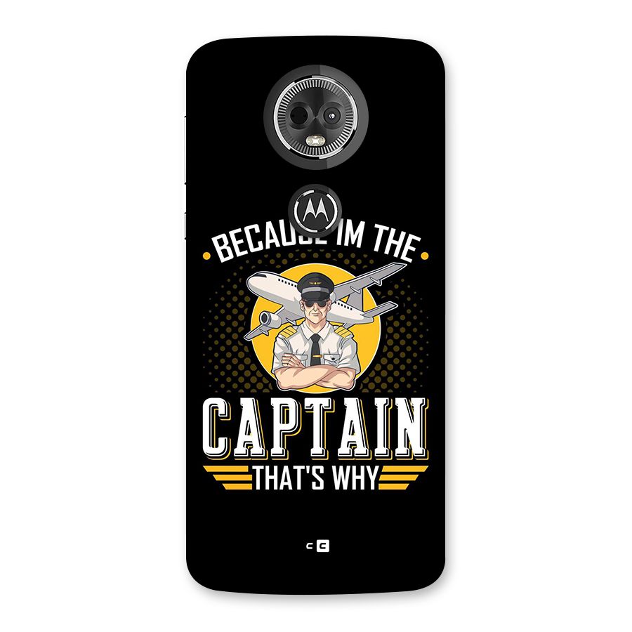 I M Captain Back Case for Moto E5 Plus