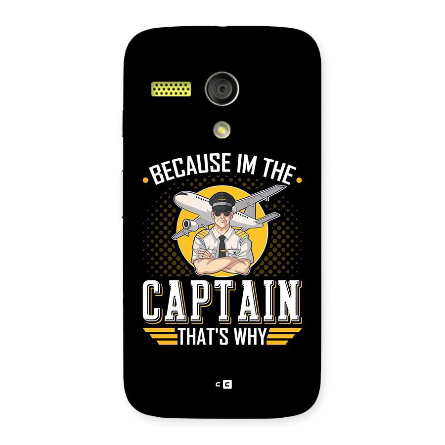 I M Captain Back Case for Moto G
