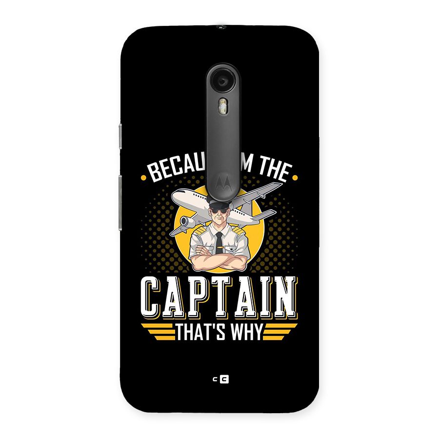 I M Captain Back Case for Moto G3