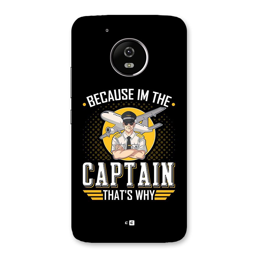 I M Captain Back Case for Moto G5