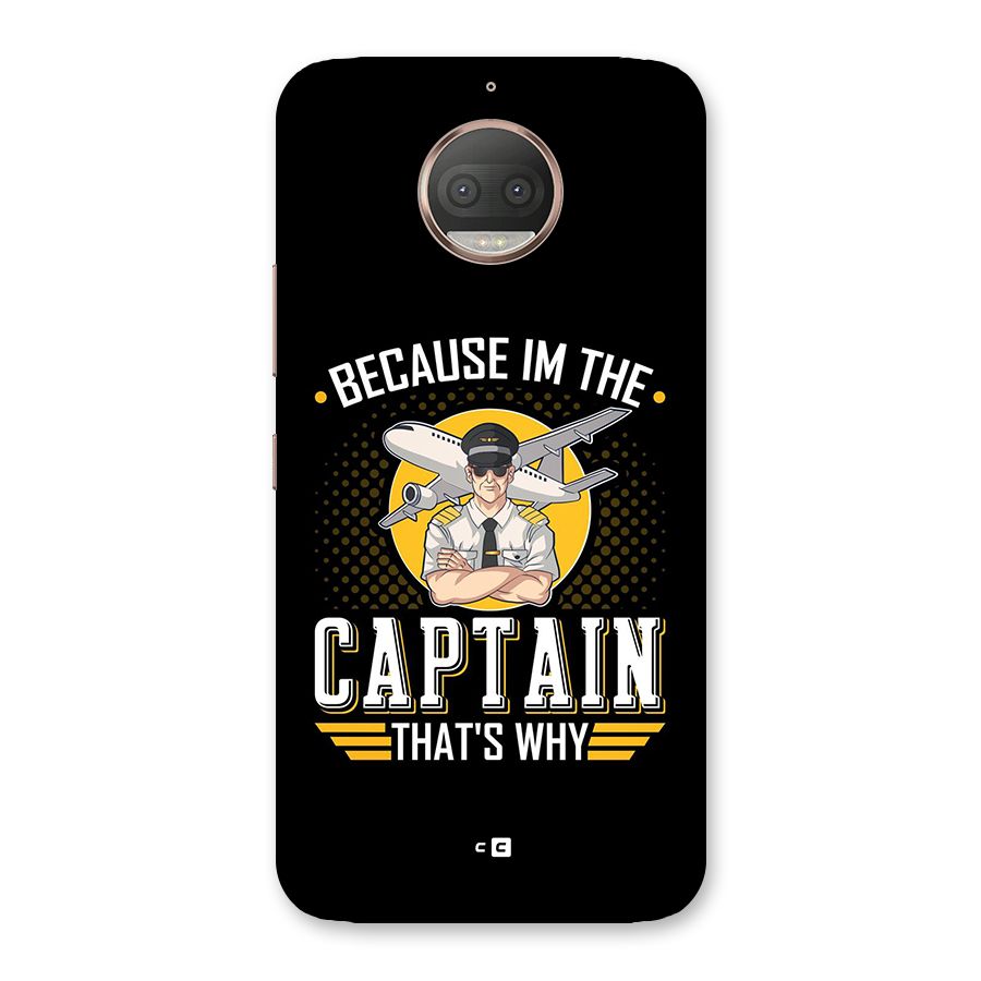 I M Captain Back Case for Moto G5s Plus