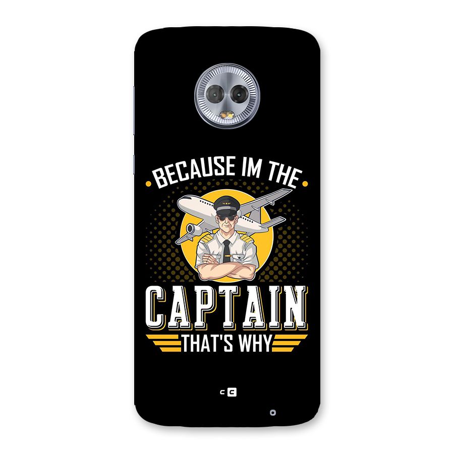 I M Captain Back Case for Moto G6 Plus