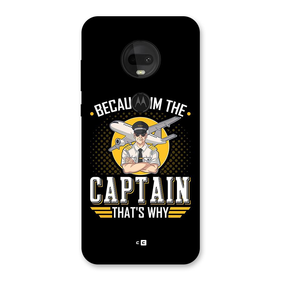I M Captain Back Case for Moto G7