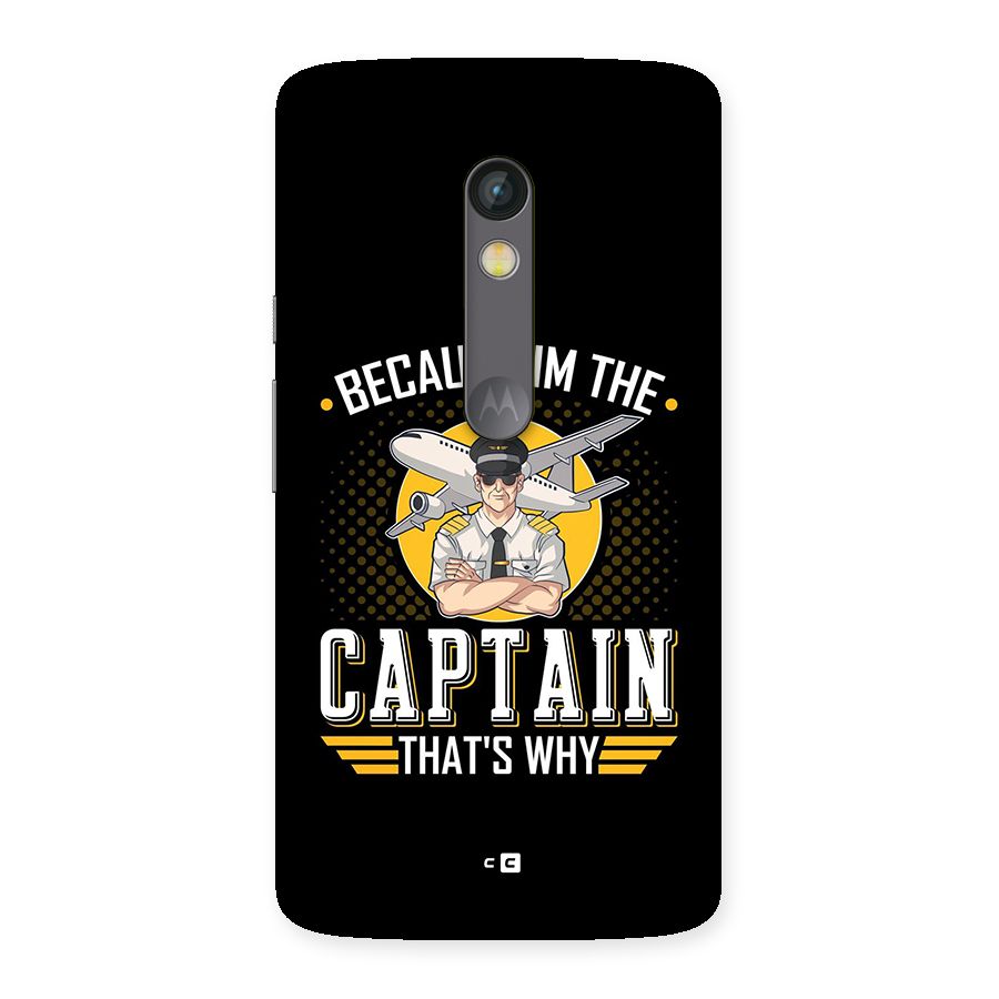 I M Captain Back Case for Moto X Play