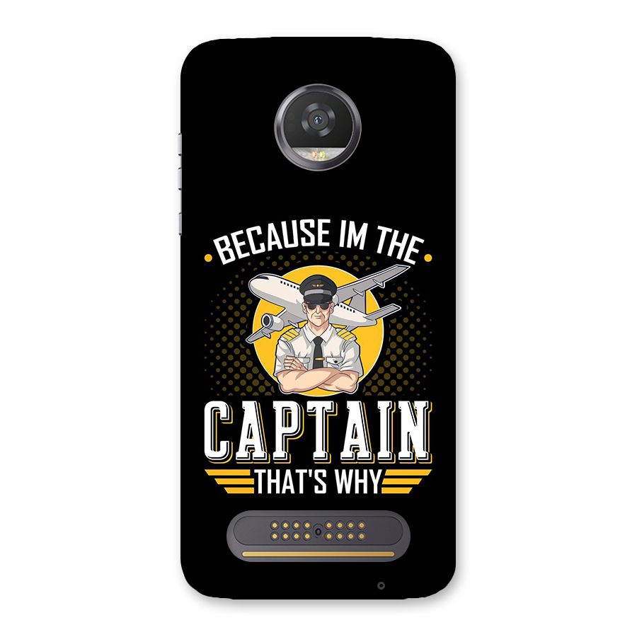 I M Captain Back Case for Moto Z2 Play