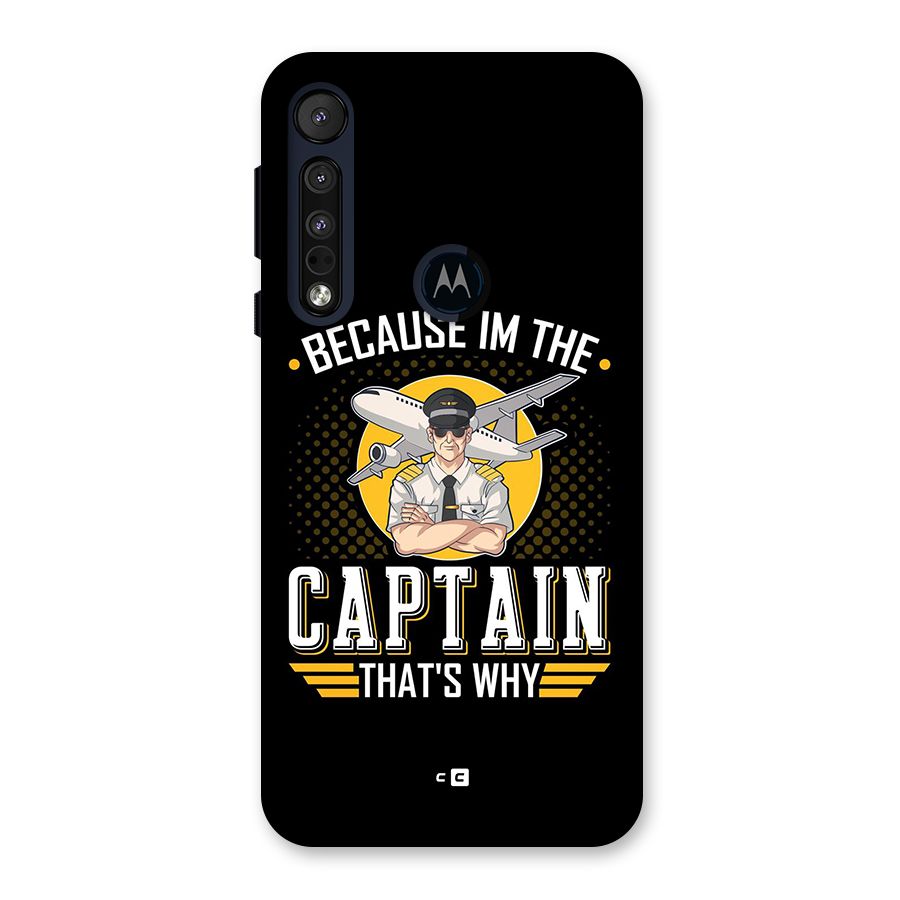 I M Captain Back Case for Motorola One Macro