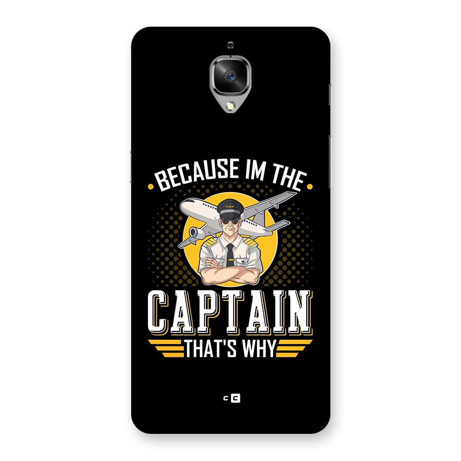 I M Captain Back Case for OnePlus 3