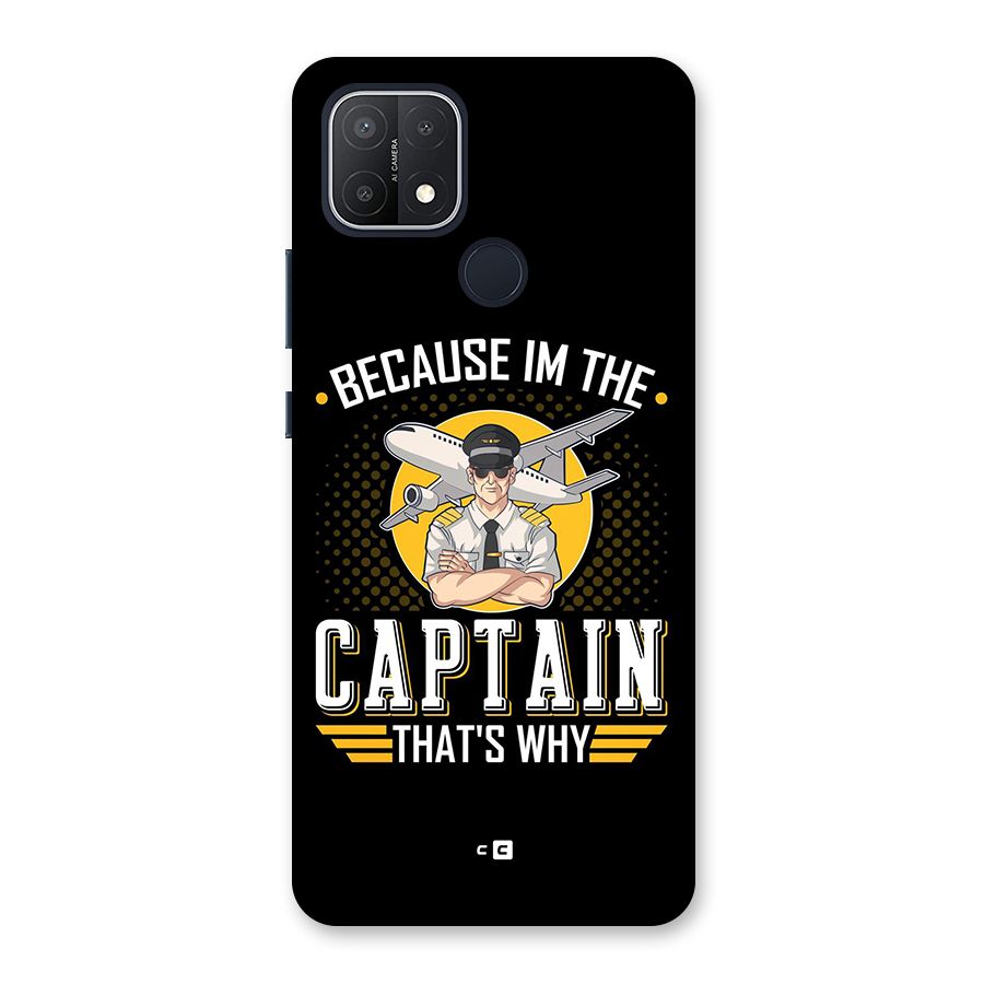 I M Captain Back Case for Oppo A15