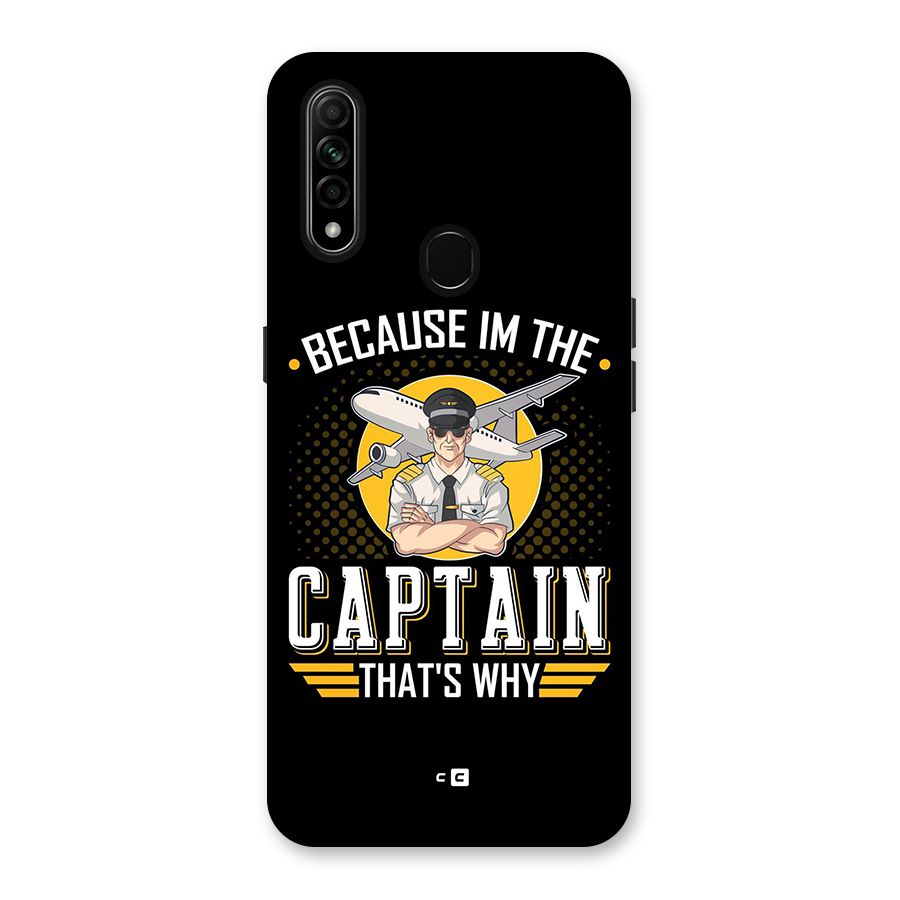 I M Captain Back Case for Oppo A31