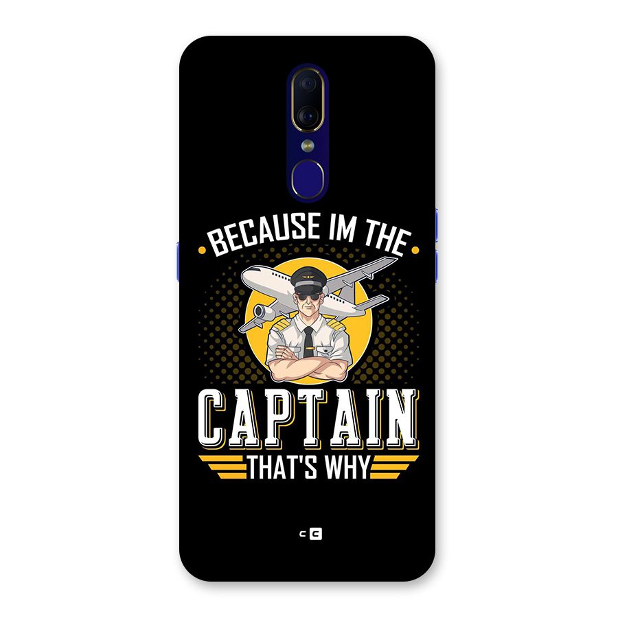 I M Captain Back Case for Oppo F11