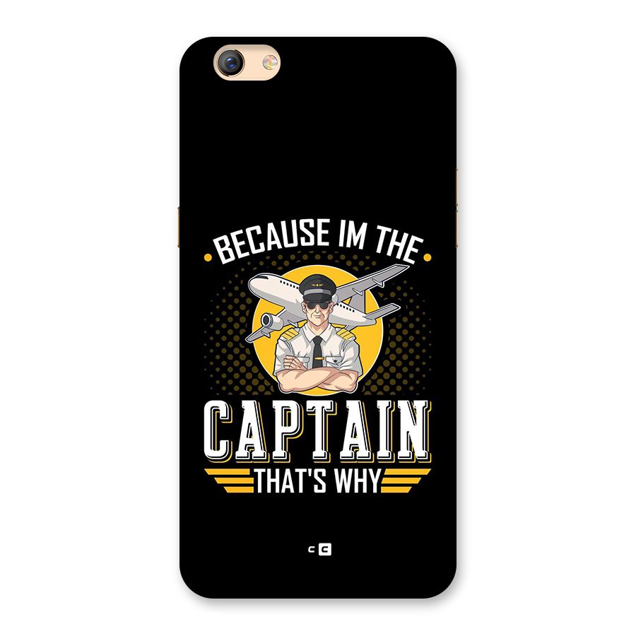 I M Captain Back Case for Oppo F3 Plus