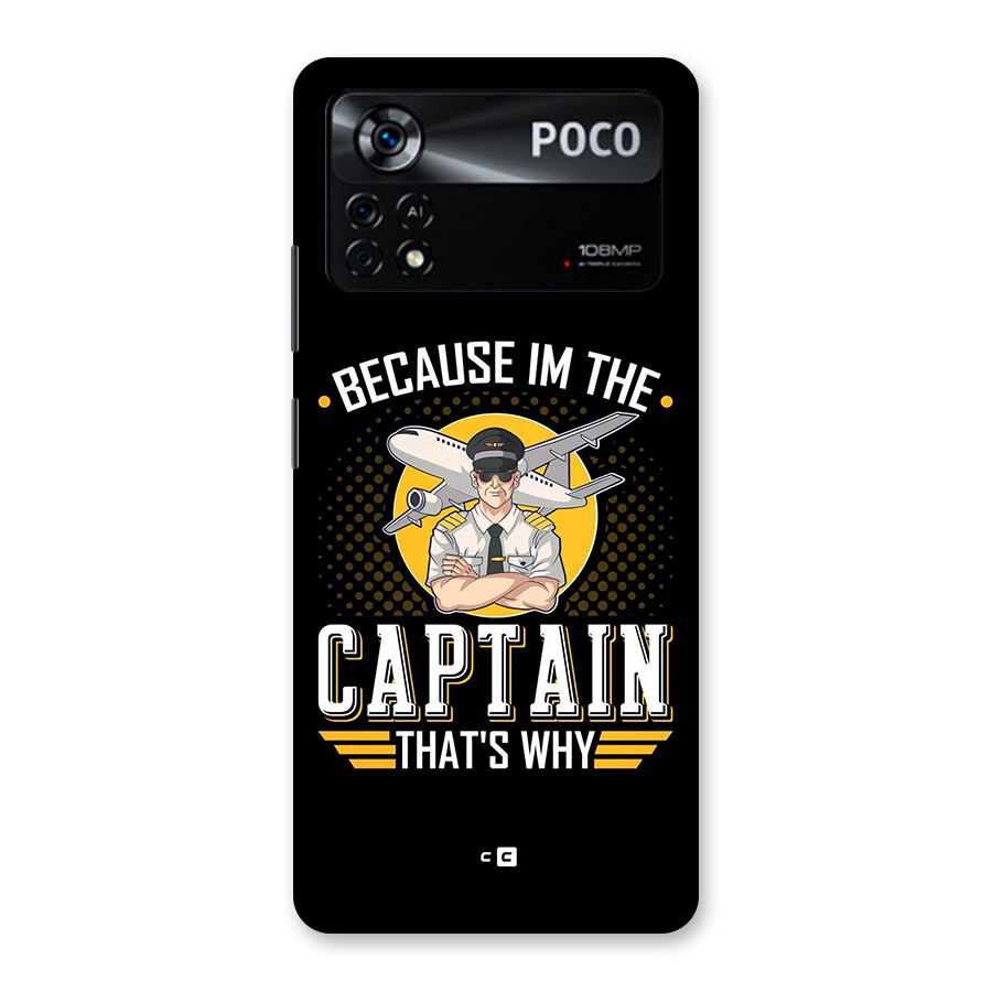 I M Captain Back Case for Poco X4 Pro 5G