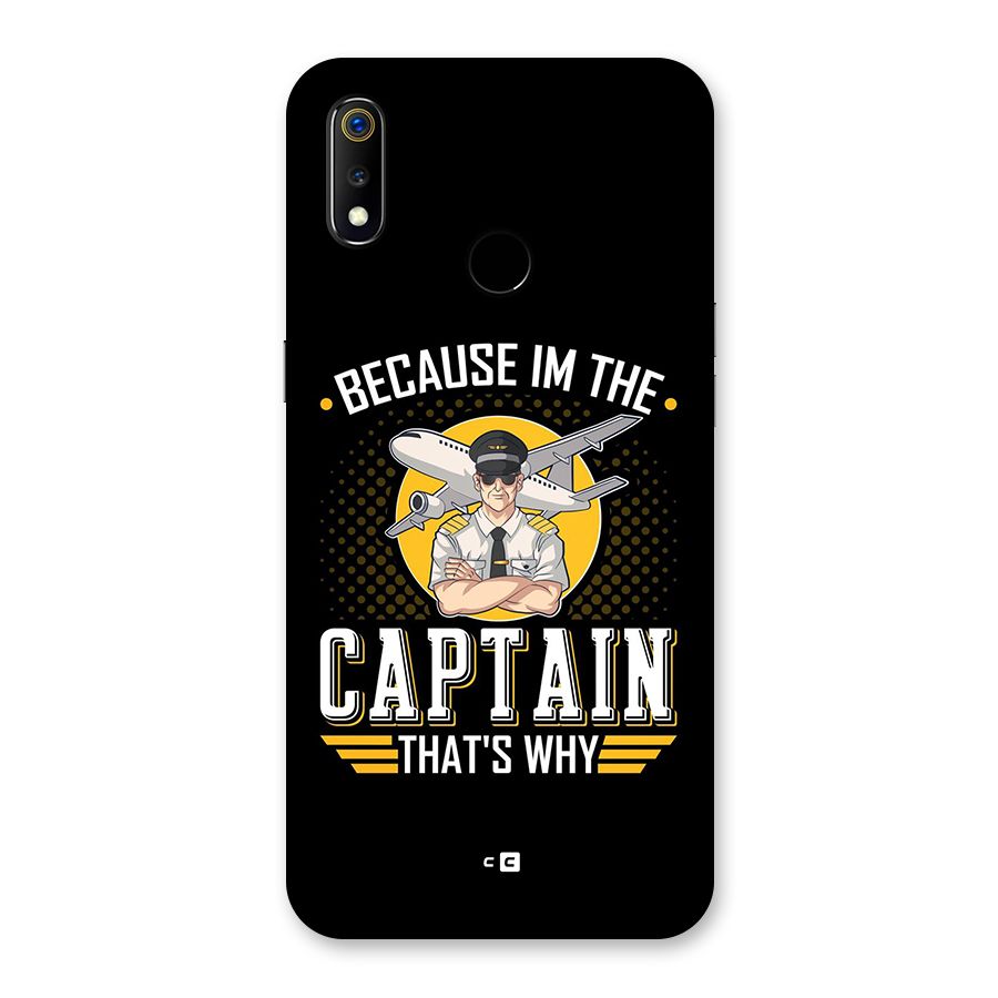 I M Captain Back Case for Realme 3