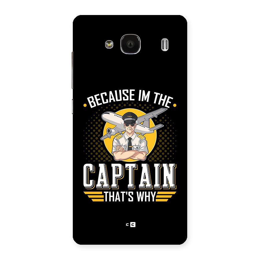 I M Captain Back Case for Redmi 2
