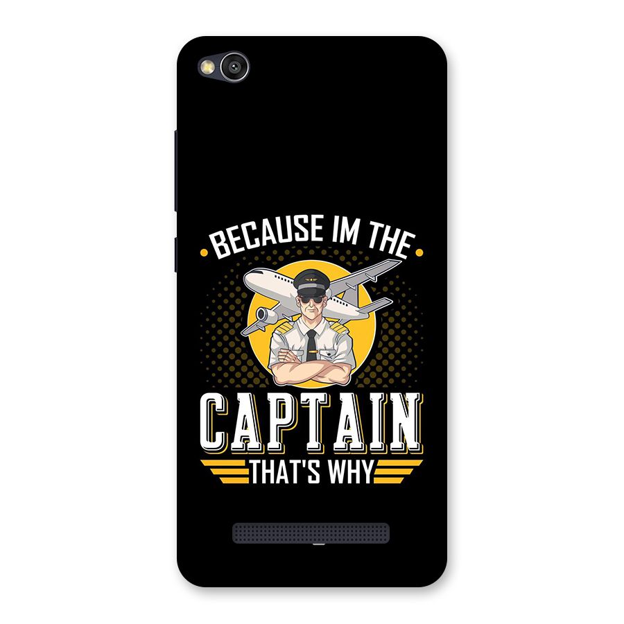 I M Captain Back Case for Redmi 4A