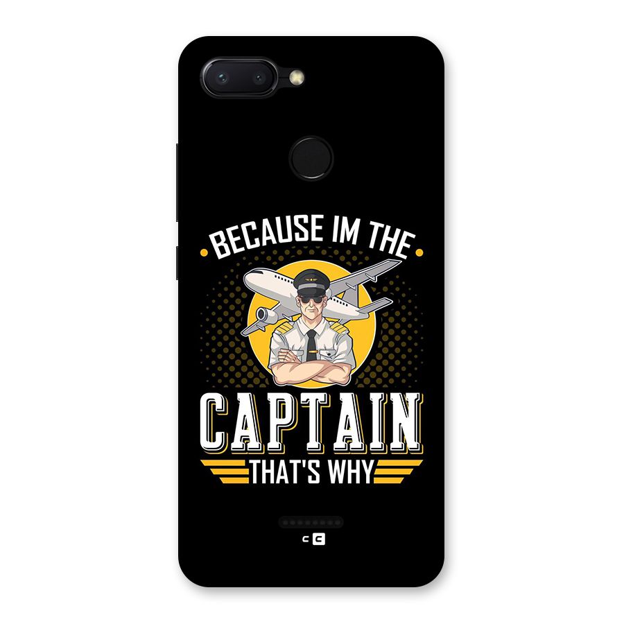 I M Captain Back Case for Redmi 6
