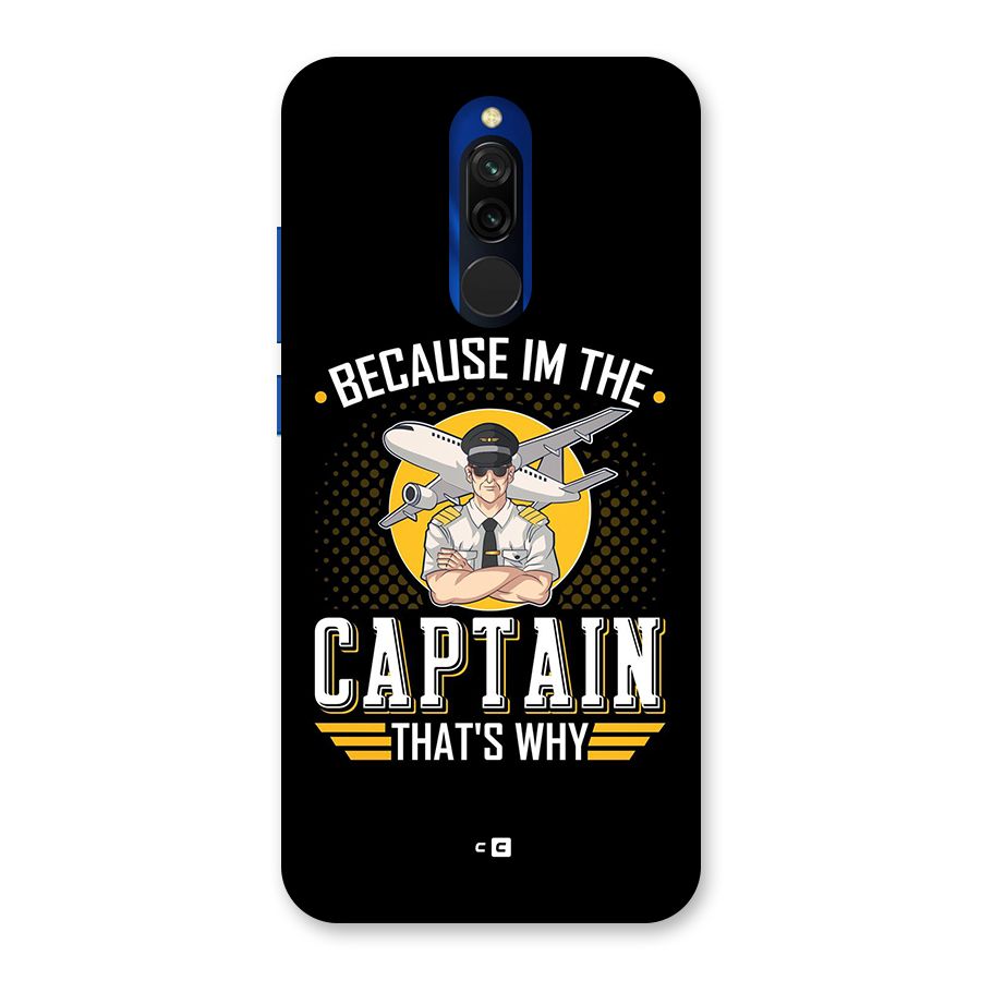I M Captain Back Case for Redmi 8