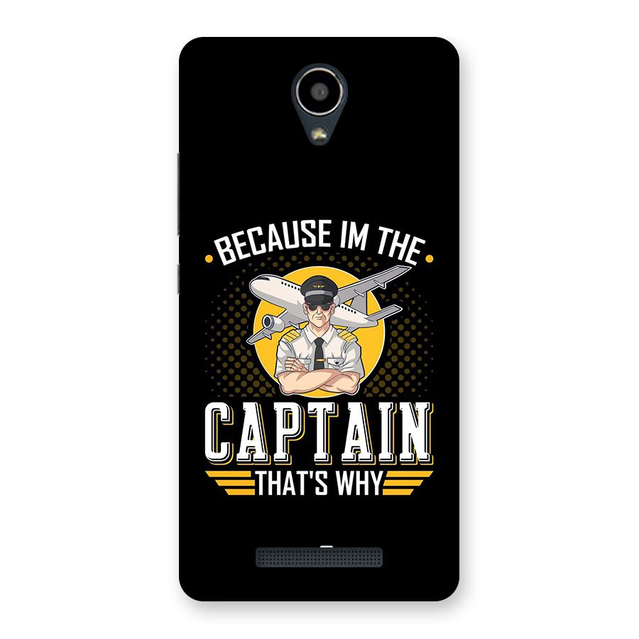 I M Captain Back Case for Redmi Note 2
