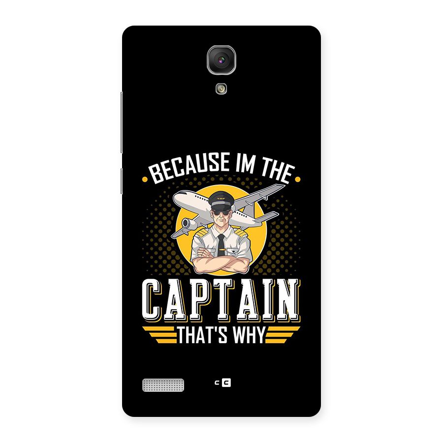 I M Captain Back Case for Redmi Note Prime