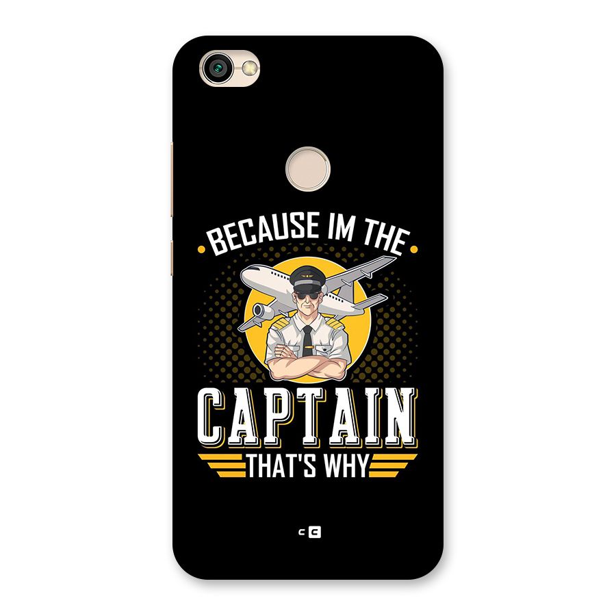 I M Captain Back Case for Redmi Y1 2017