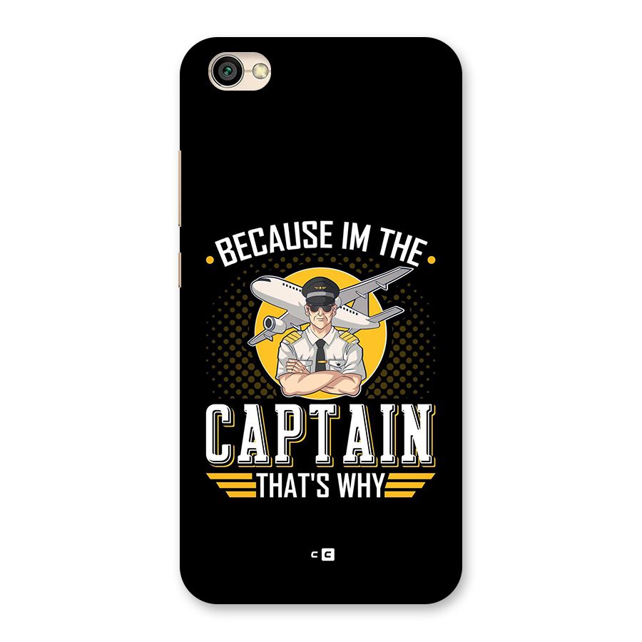 I M Captain Back Case for Redmi Y1 Lite