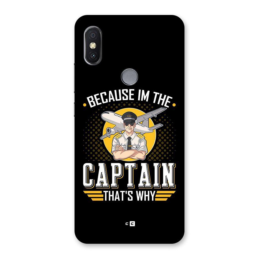 I M Captain Back Case for Redmi Y2